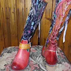 Scoofy Womens Knee High Boots